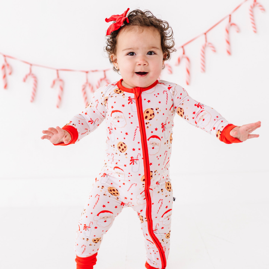 Christmas Cookies Convertible Footies: 6-12 Months