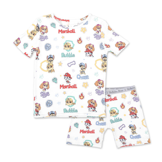 PAW Patrol: Playful Pups Bamboo Kids Pajama Short Set: 2T