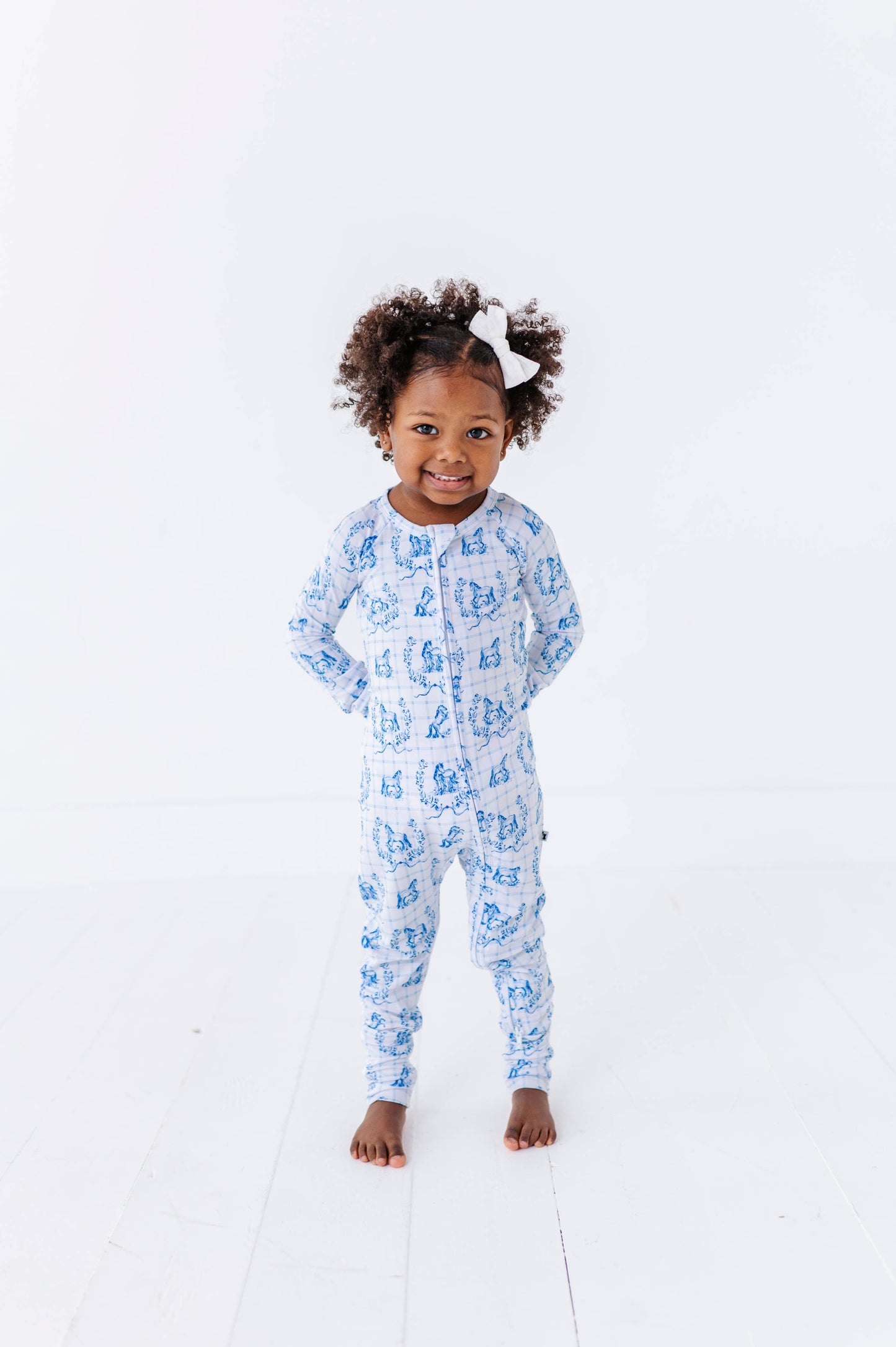 Blue Pony Club Convertible Footie