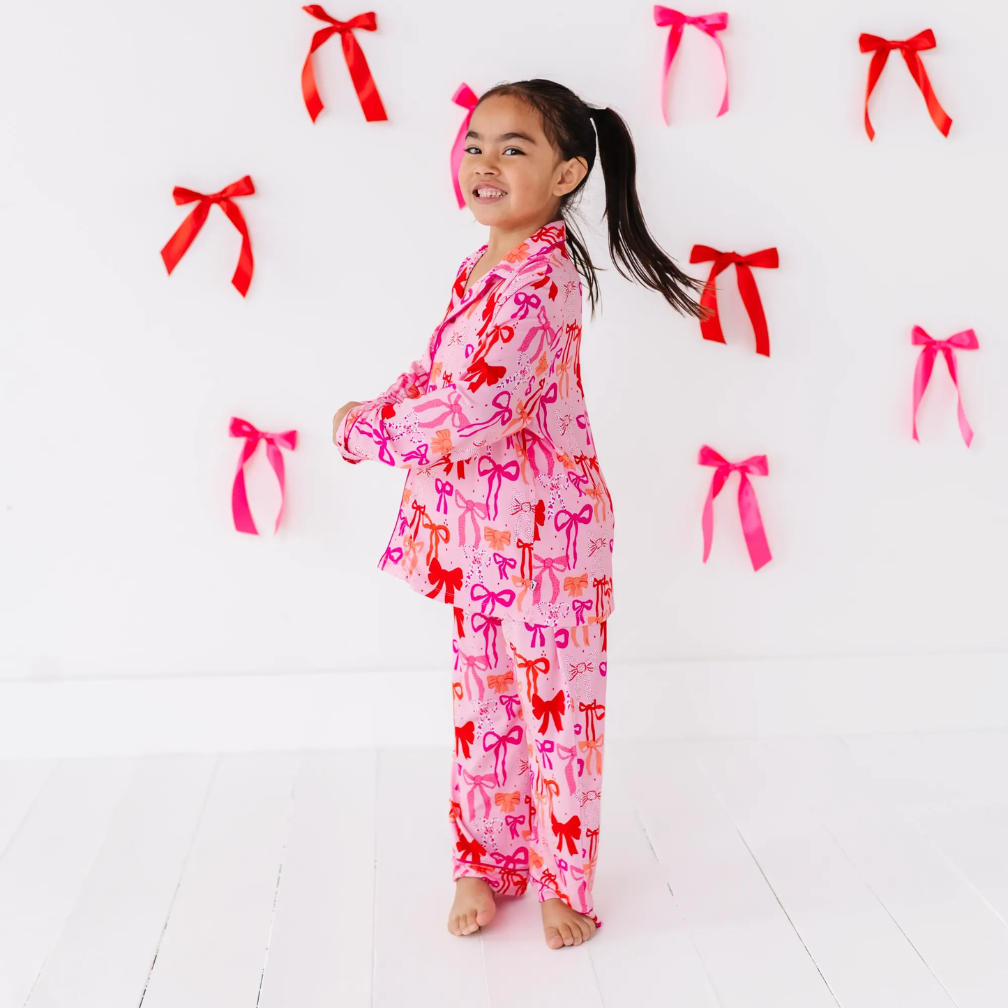 Bows Button-Down Kids Set