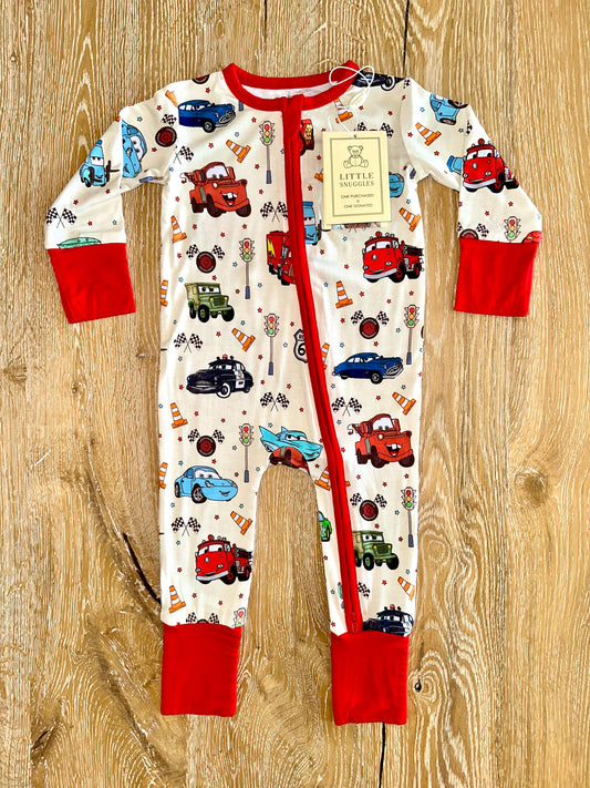 Bamboo (Connor) Zippy Romper-ROUTE 66