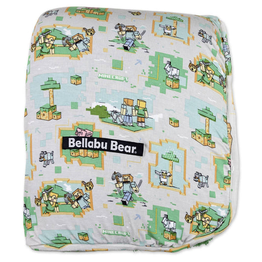 Minecraft Overworld Dreams Bamboo Blanket: 45 x 60 in