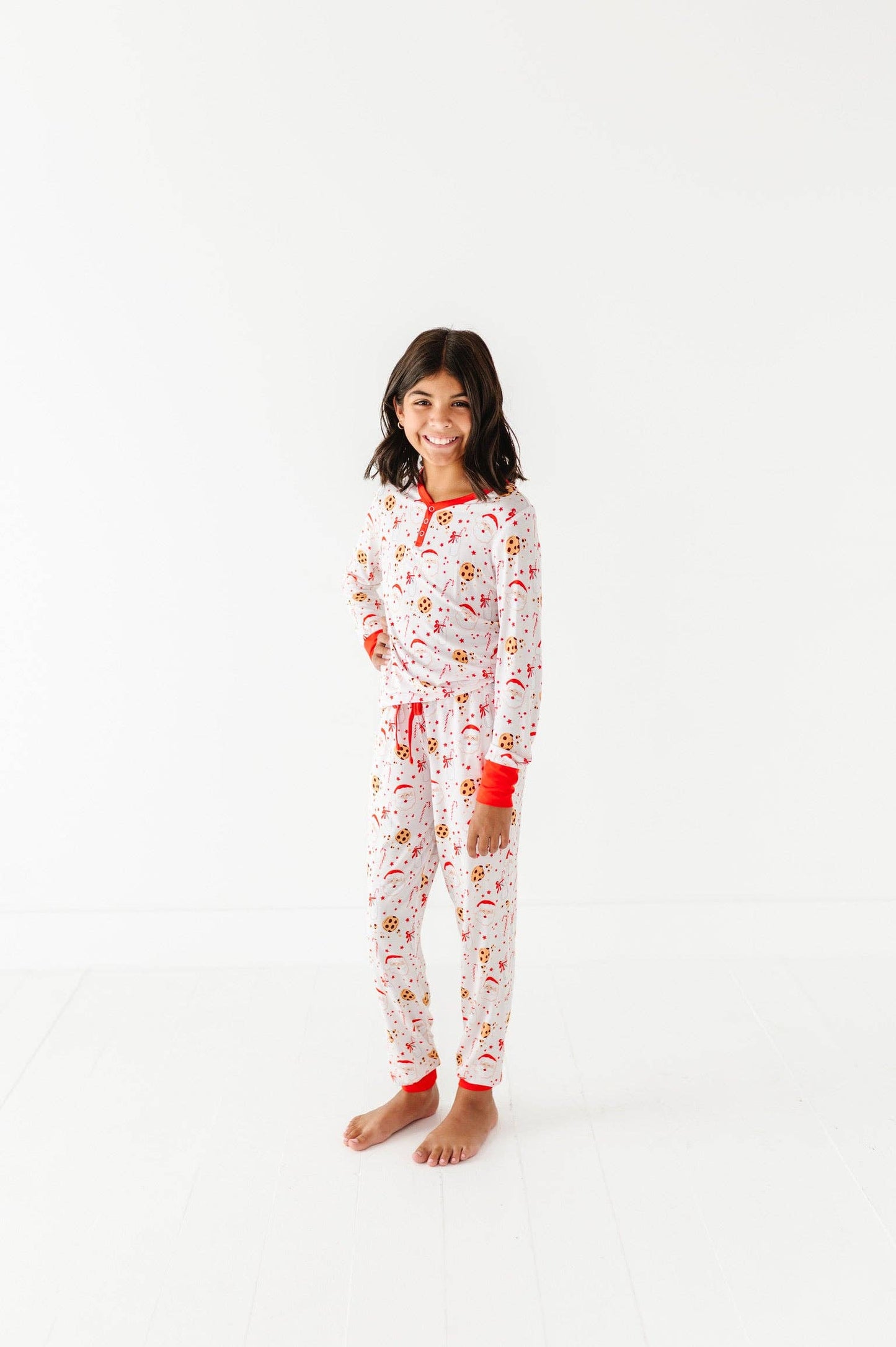 Cookies for Claus Bigger Girl Pajama Set: 10-12