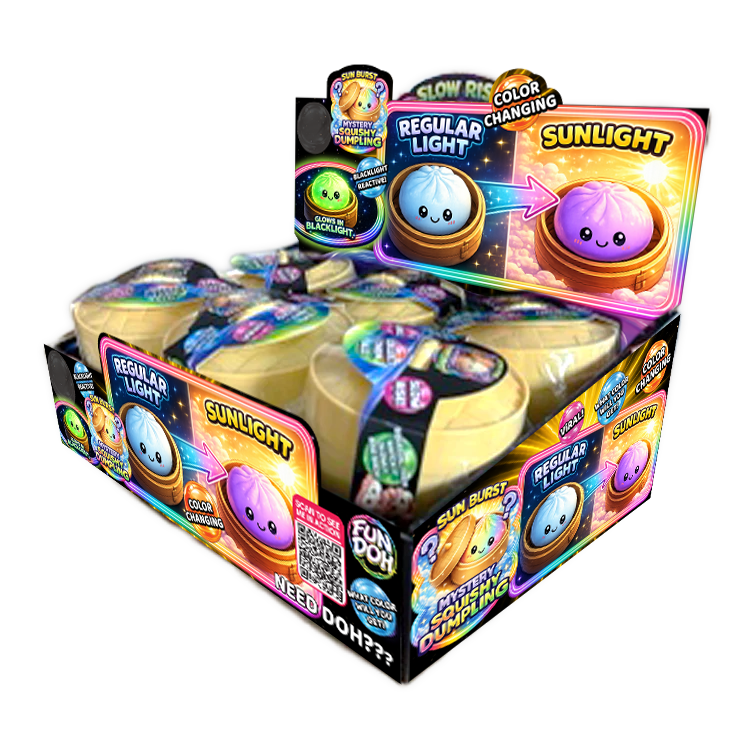 Fun Doh Color-Changing Dumpling Squishy Toy - 12/Display: Wholesale Price