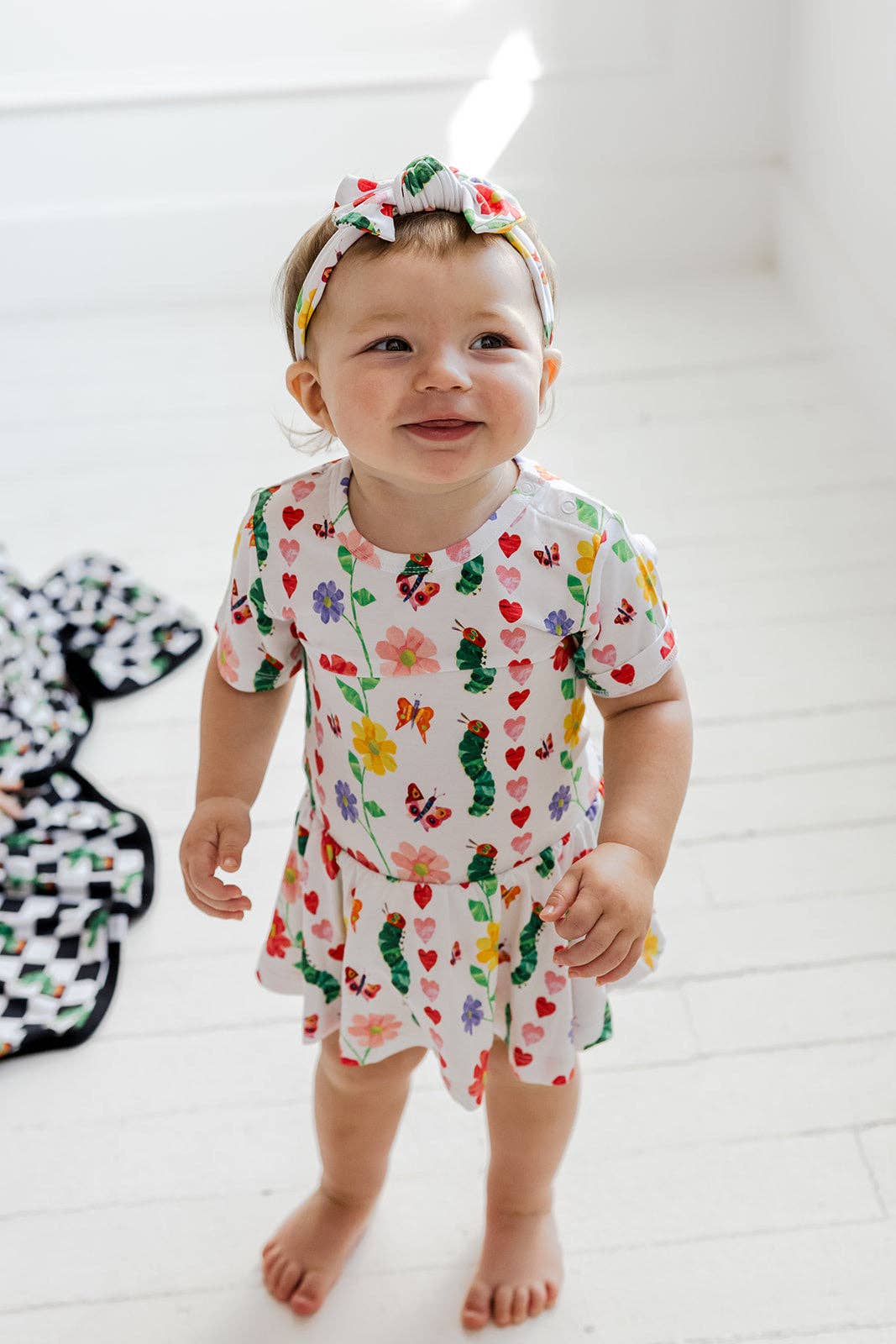 LOVEBUG BLOOMS DREAM BODYSUIT DRESS: 2T