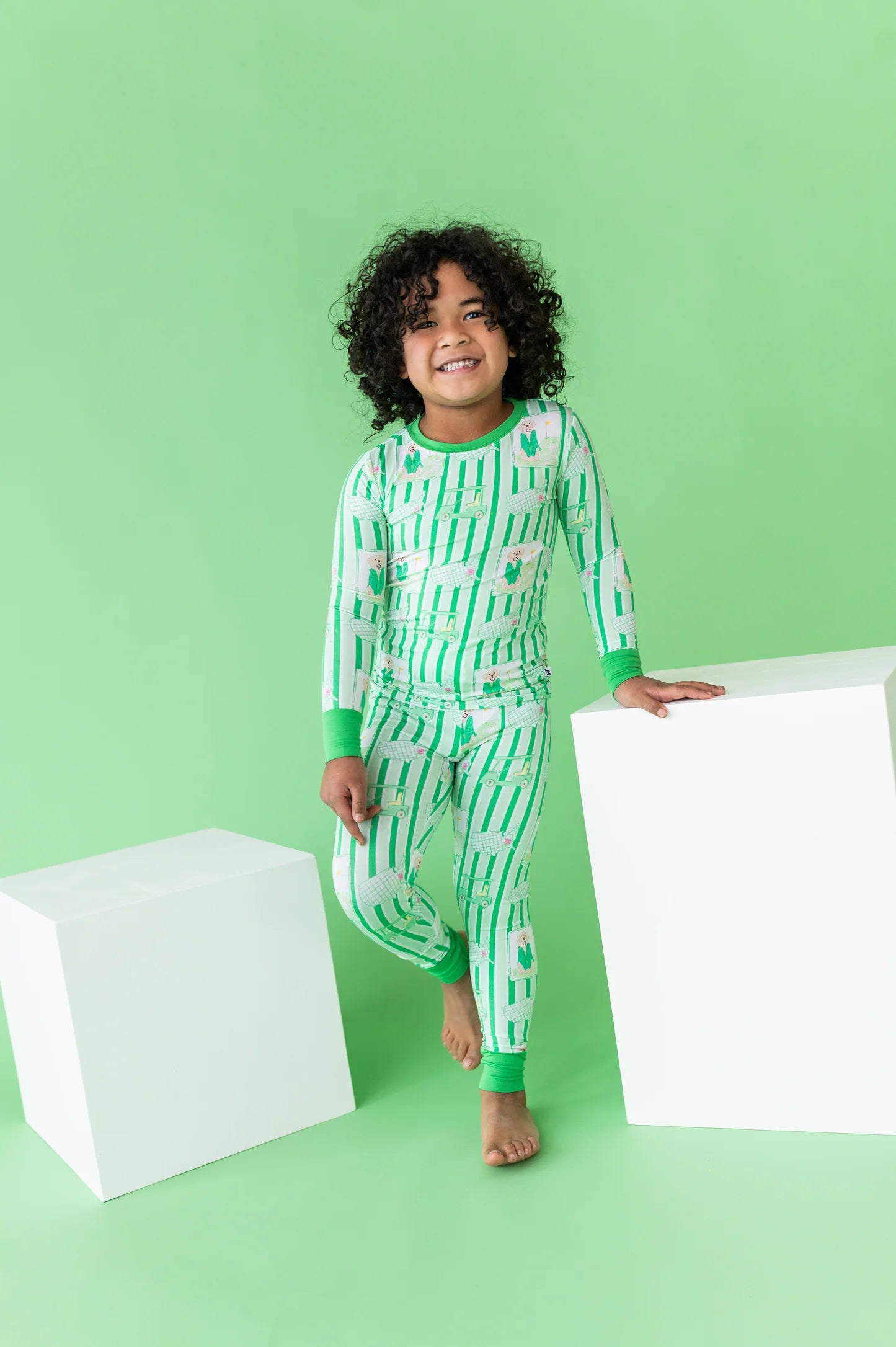 Kids Pajamas- IT'S A MASTERS-PIECE GREEN