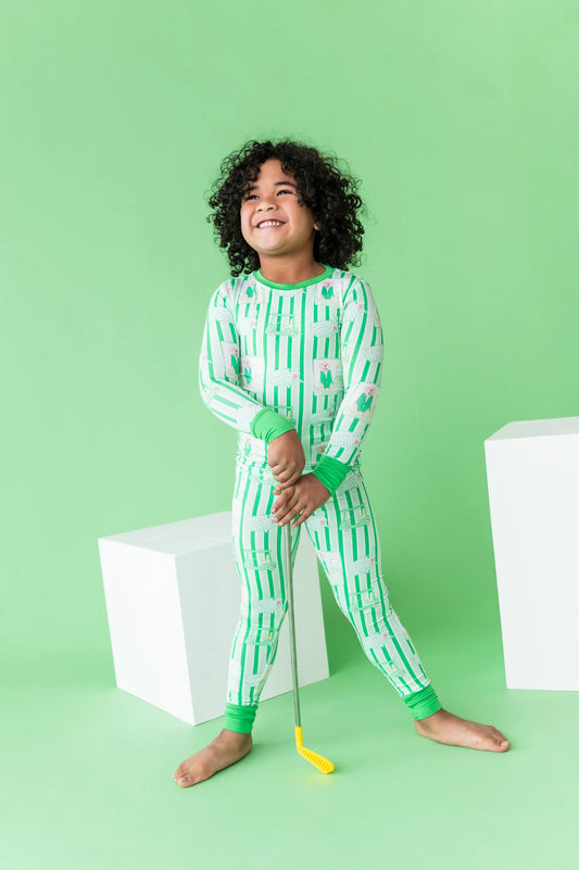 Kids Pajamas- IT'S A MASTERS-PIECE GREEN