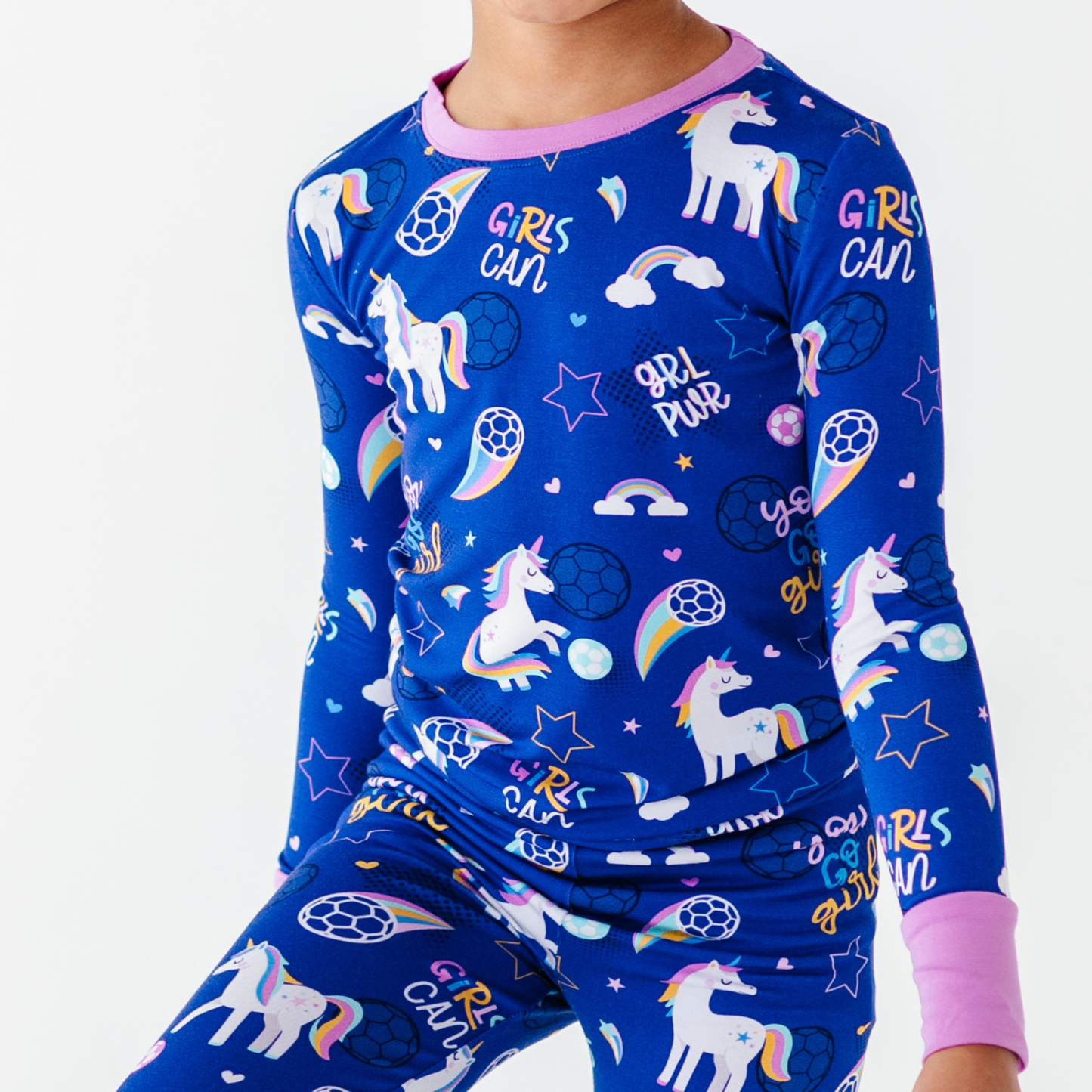 Unicorn Goals Toddler/Big Kid Pajamas: 4T