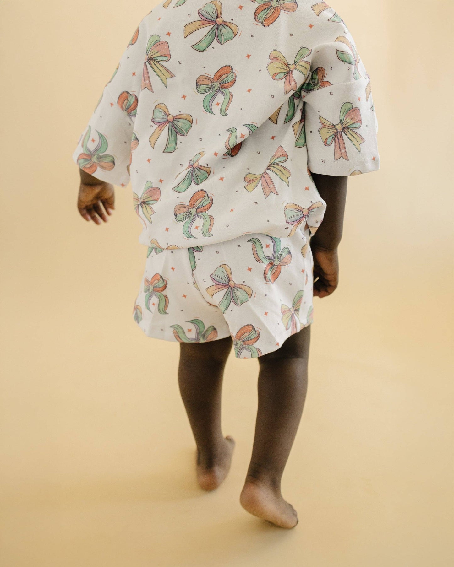 Baby & Kids Shorts Set | Happy Bows: 5T