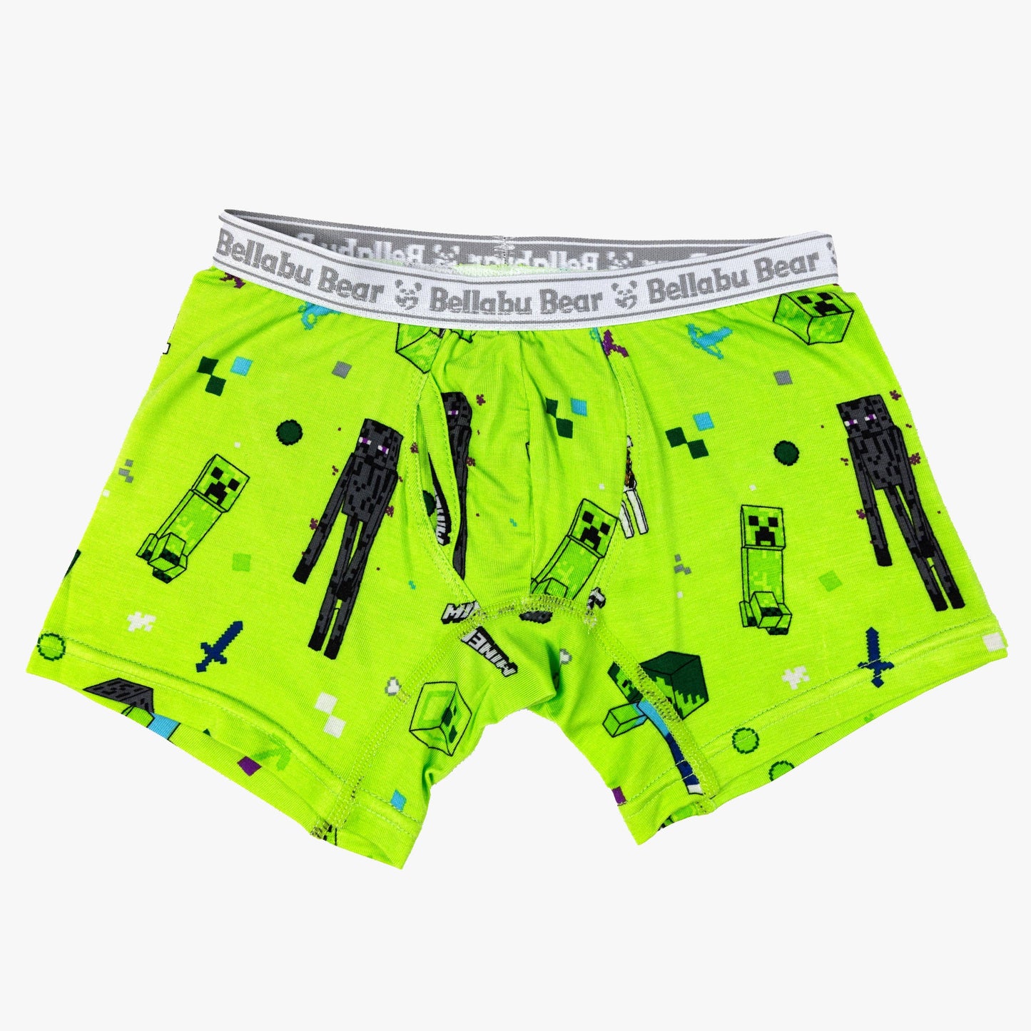 Minecraft Bamboo Boys' Boxer Brief Underwear 3-Pack: 6/7Y