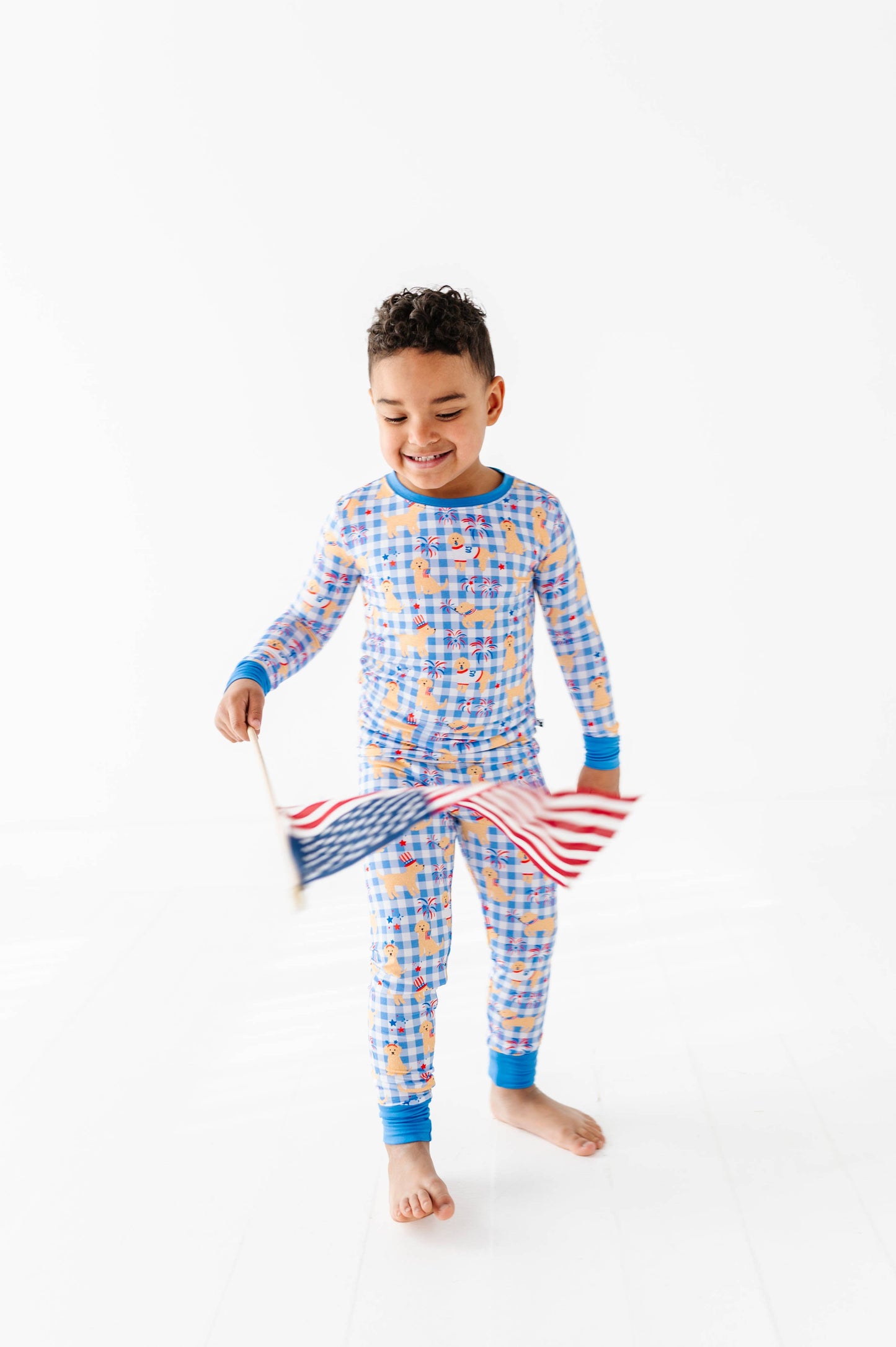 Yankee Doodle Doggies Kids Pajamas: 4T