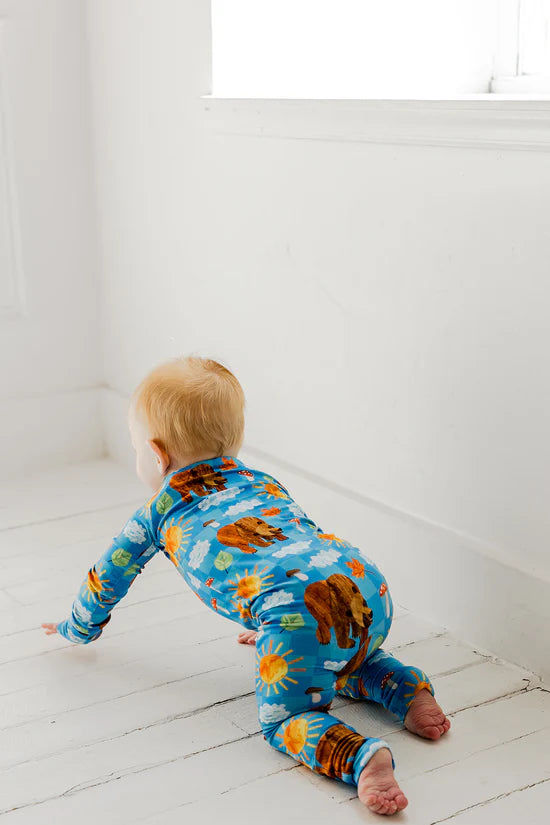 Dream Convertible Romper- ERIC CARLE BEAR-Y BLUE SKIES