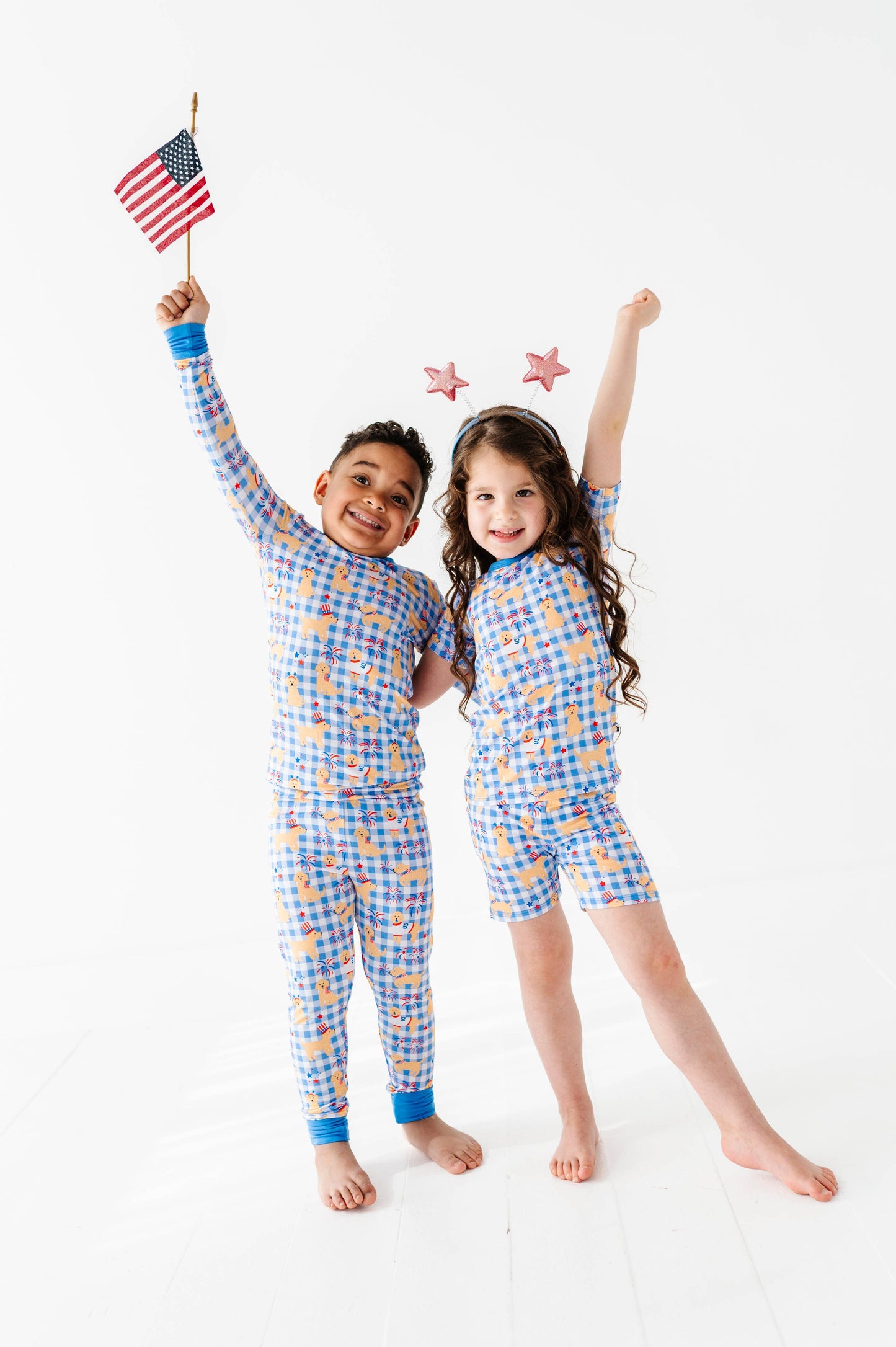 Yankee Doodle Doggie Kids Short Pajamas