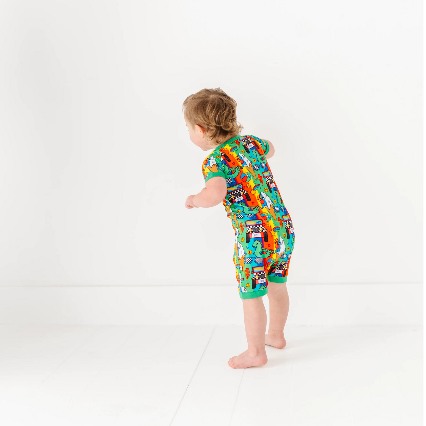 Boy Rocket Lion Shorties: 12-18 Months