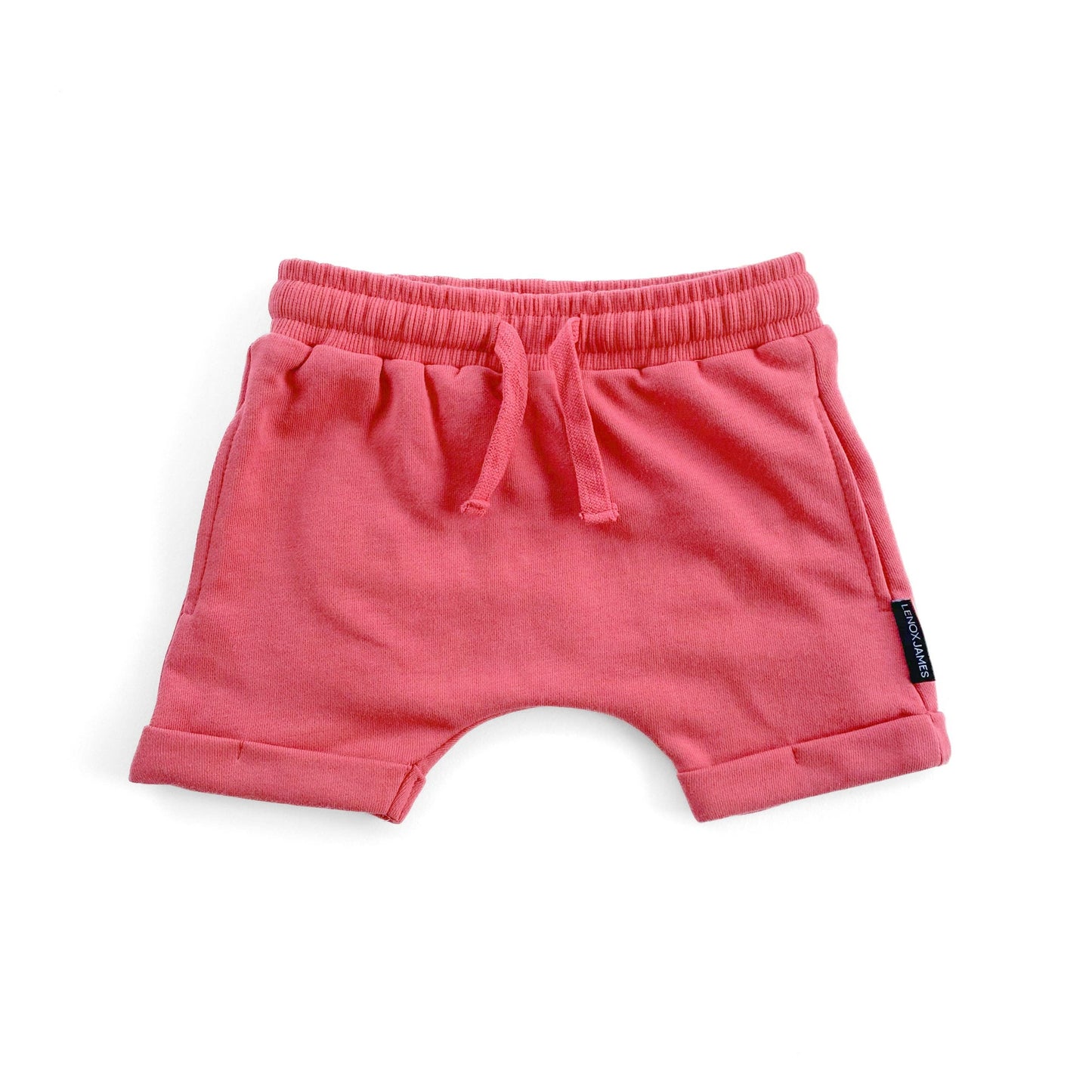 HAREM SHORTS - RED: 18/24M