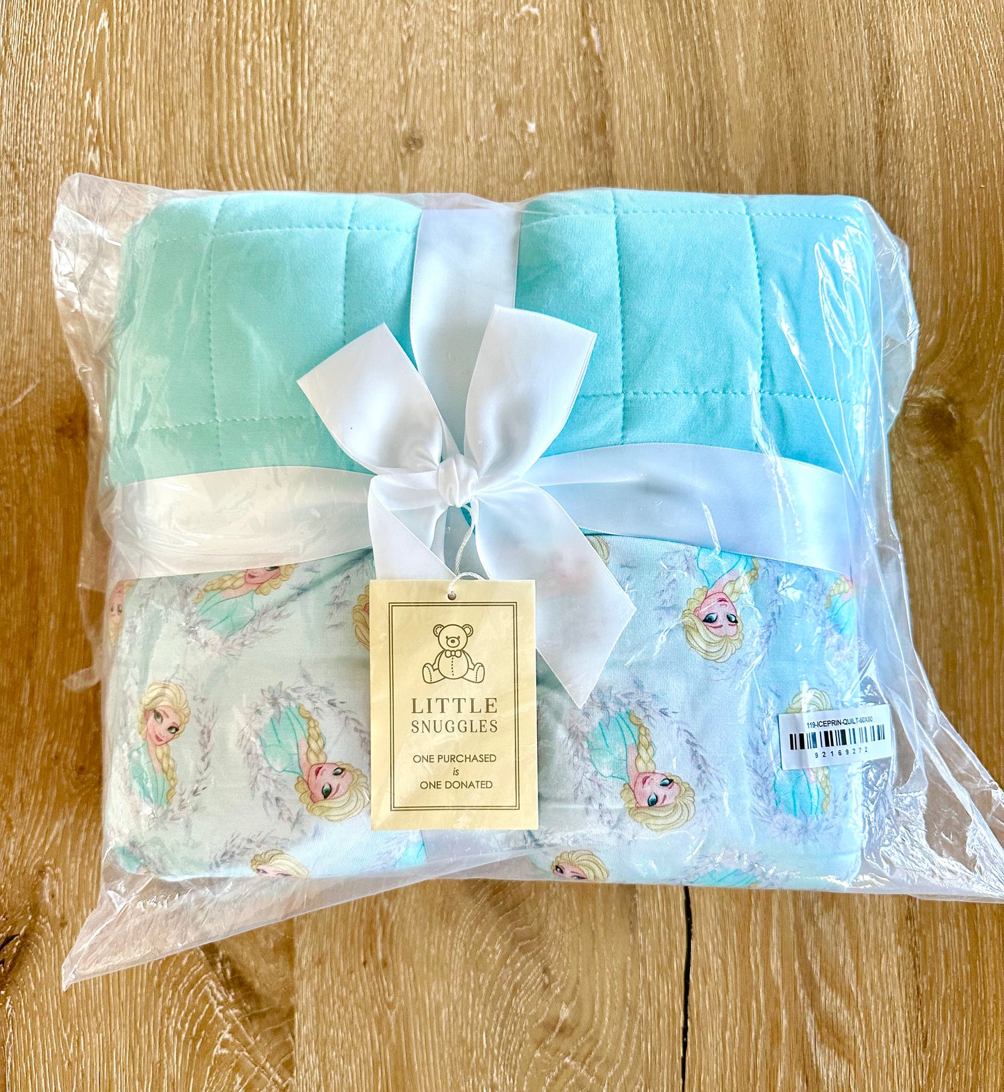 3 Layer Bamboo Blanket- DOUBLE QUILTED 60X80 - ICE PRINCESS ELSA