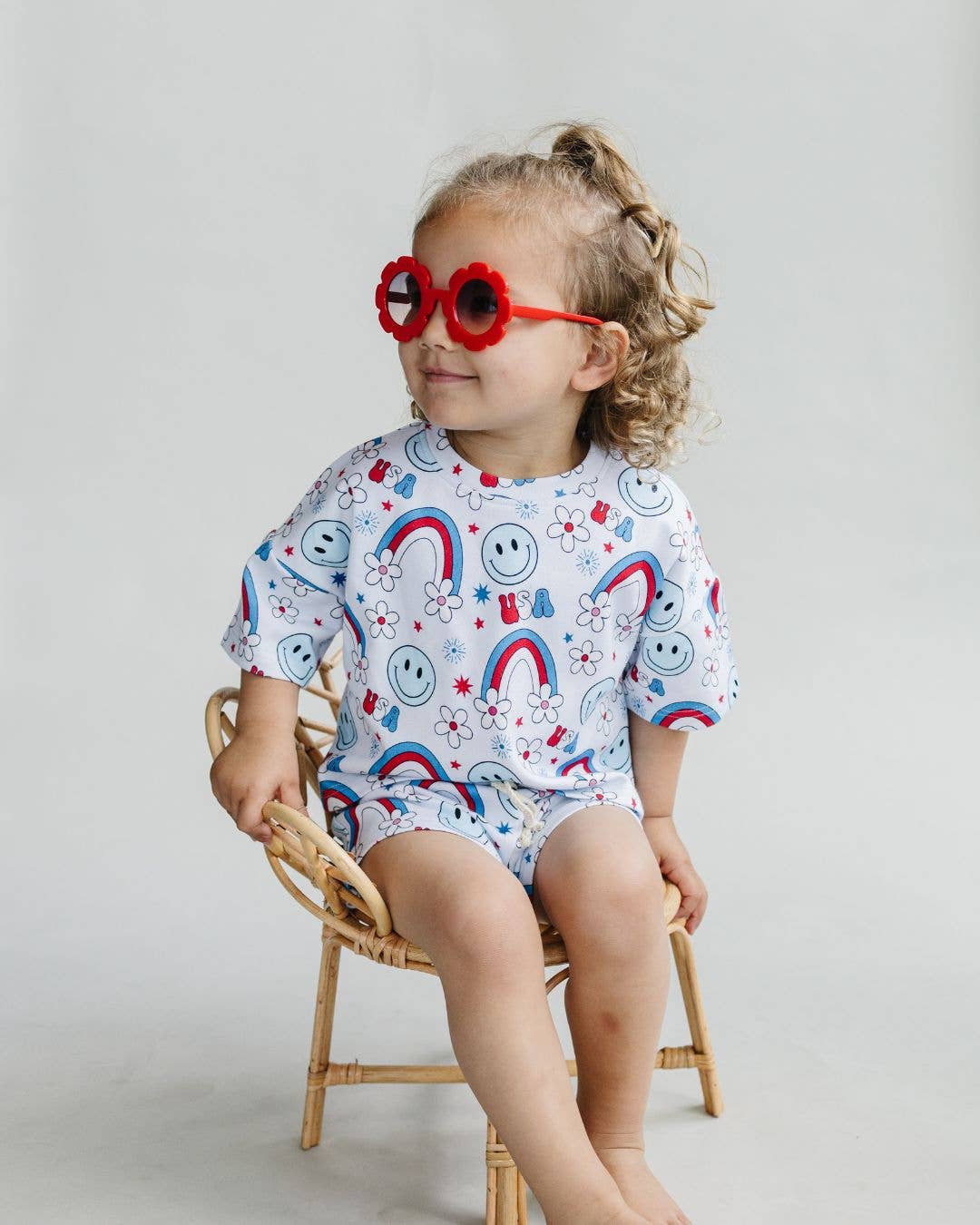 Kids' Shorts Set | Little Miss USA: 12-18M