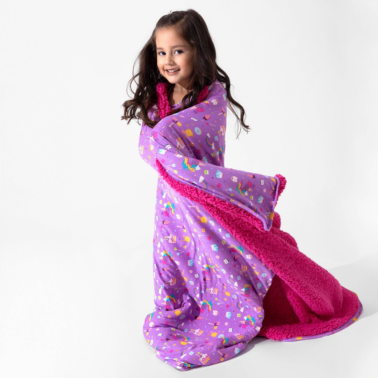 Gabby's Dollhouse: Sweet Treats Bamboo Sherpa Blanket: 45 x 60 in