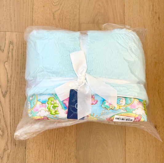 Large Minky Lush Blanket 50x65- BIG WISH CARE BEARS