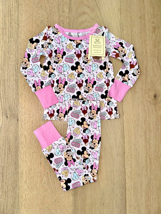 Bamboo (Willow) Long Sleeve Lounge Set- FAV MINI SWEETS