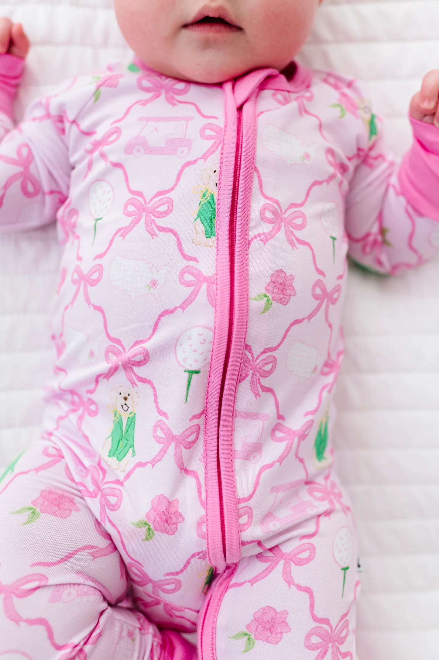 Convertible Footies- IT'S A MASTERS-PIECE PINK