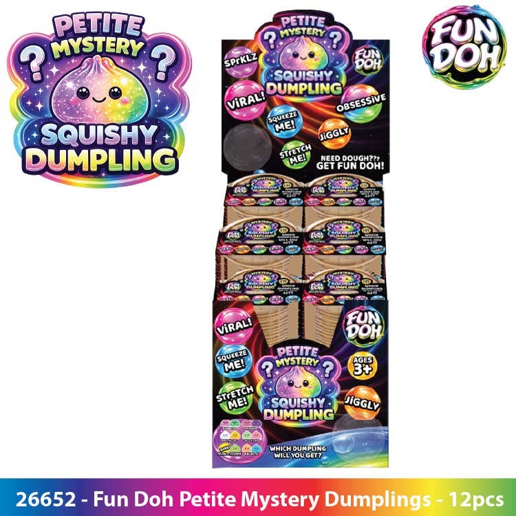 Fun Doh Petite (Mini) 2.5" Mystery Dumpling Squishy Toy: Wholesale Price