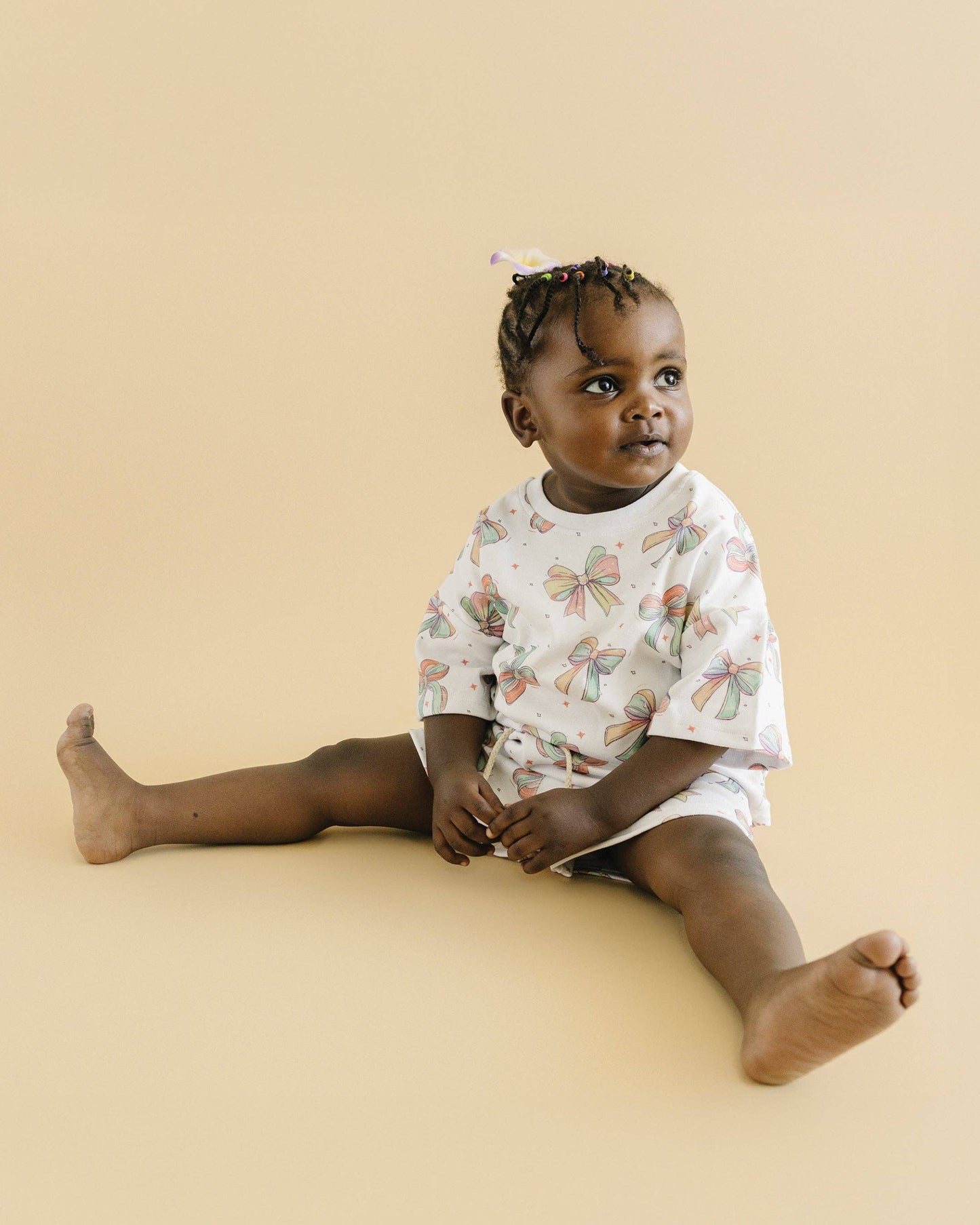 Baby & Kids Shorts Set | Happy Bows: 5T