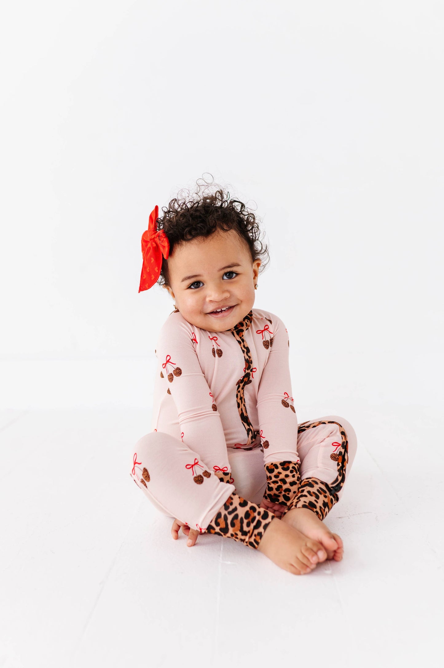 Leopard Love Convertible Footies: Newborn