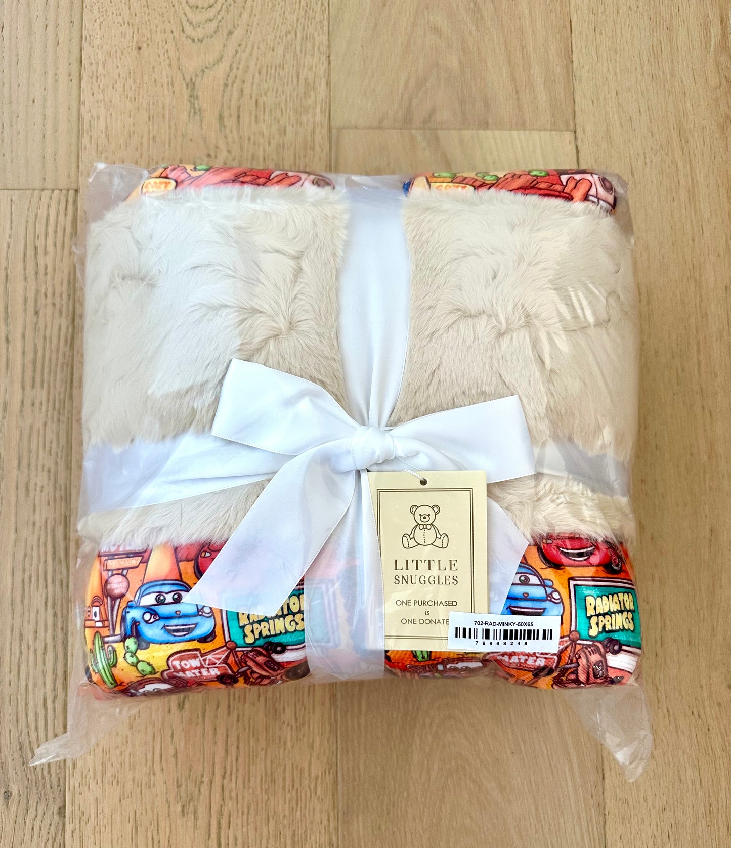 Medium Minky Lush Blanket 50x65- DISNEY RAD CARS