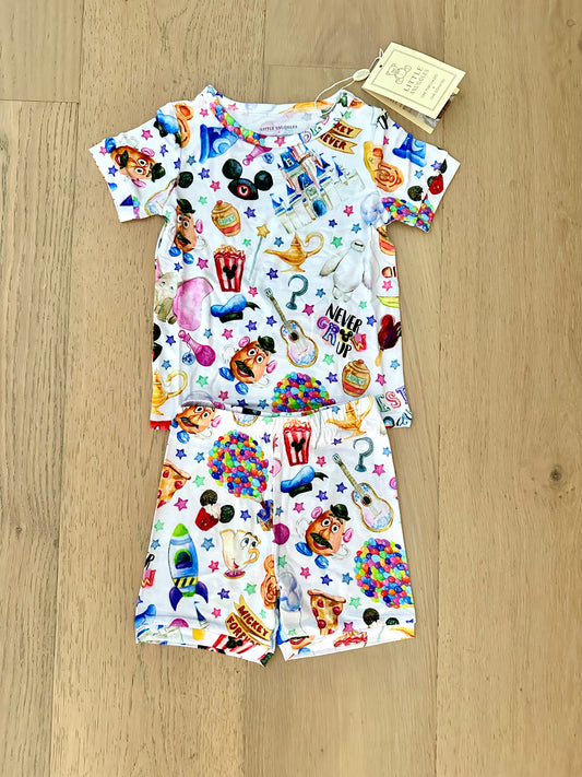 Bamboo Short Sleeve Shorts Lounge Set (Bentley)- FAV BEST DAY EVER