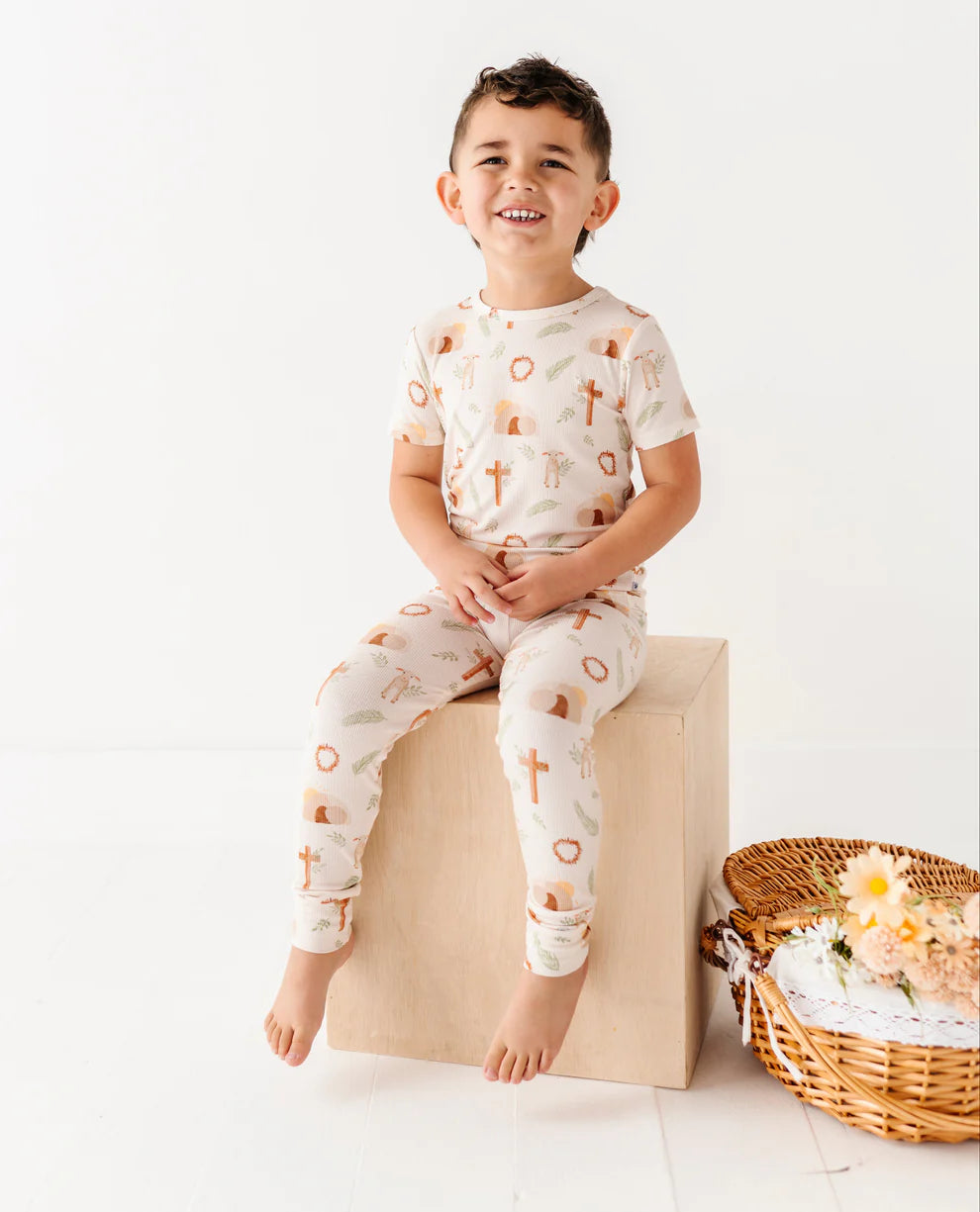 2pc Ribbed Pajamas- RISEN