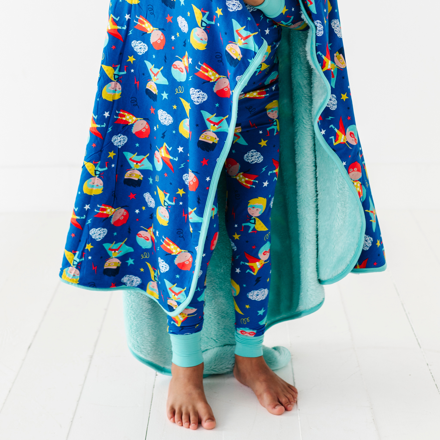 Cozy & Courageous Superhero Plush Blanket: One Size