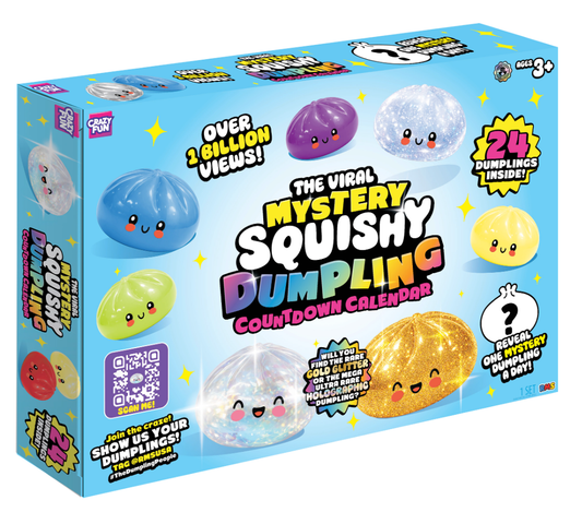 *PREORDER* RMS® Crazy Fun™ Dumpling Advent Squishy Calendar 2026 24pc