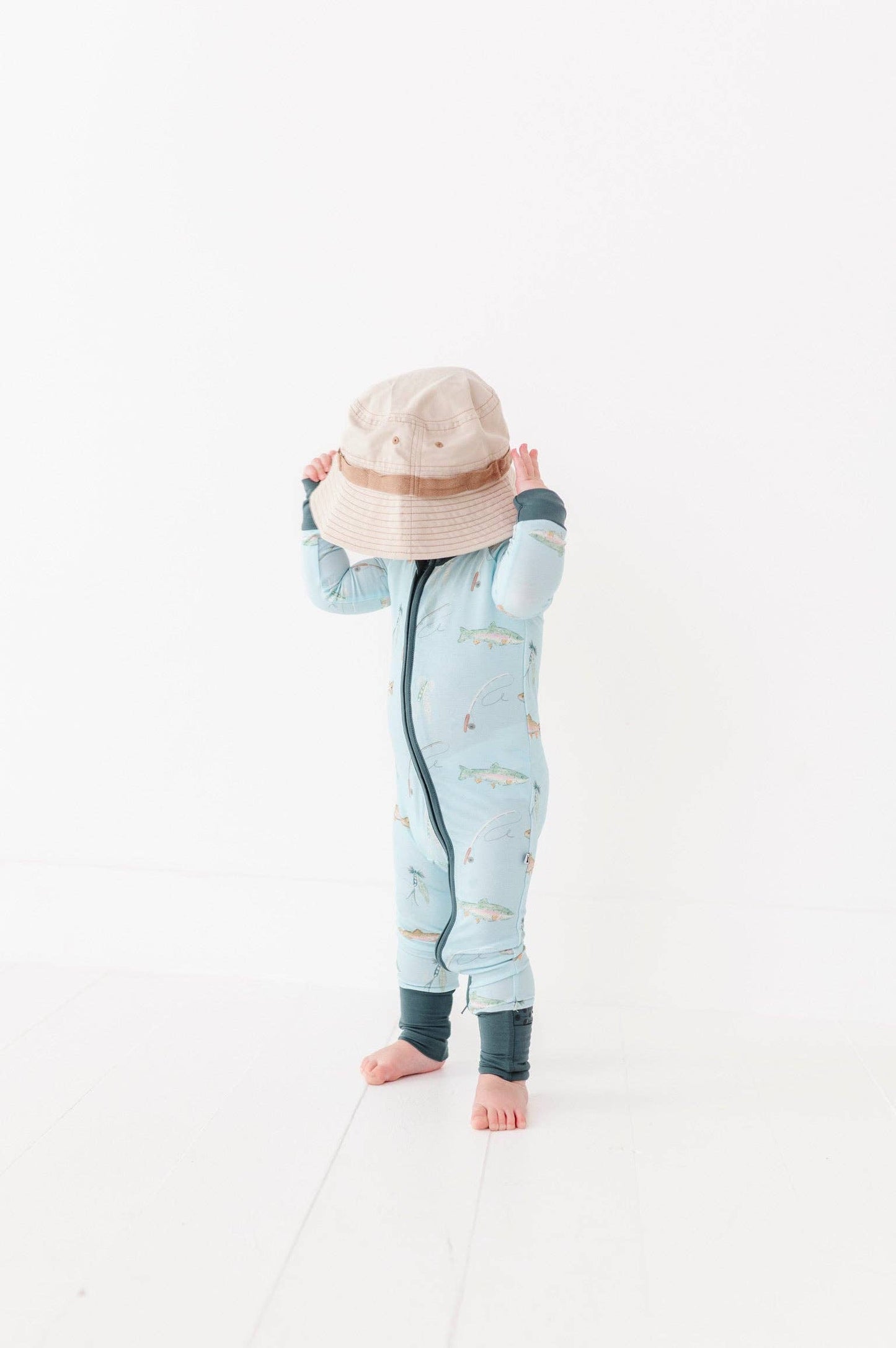 All About That Bass Convertible Footies: Newborn