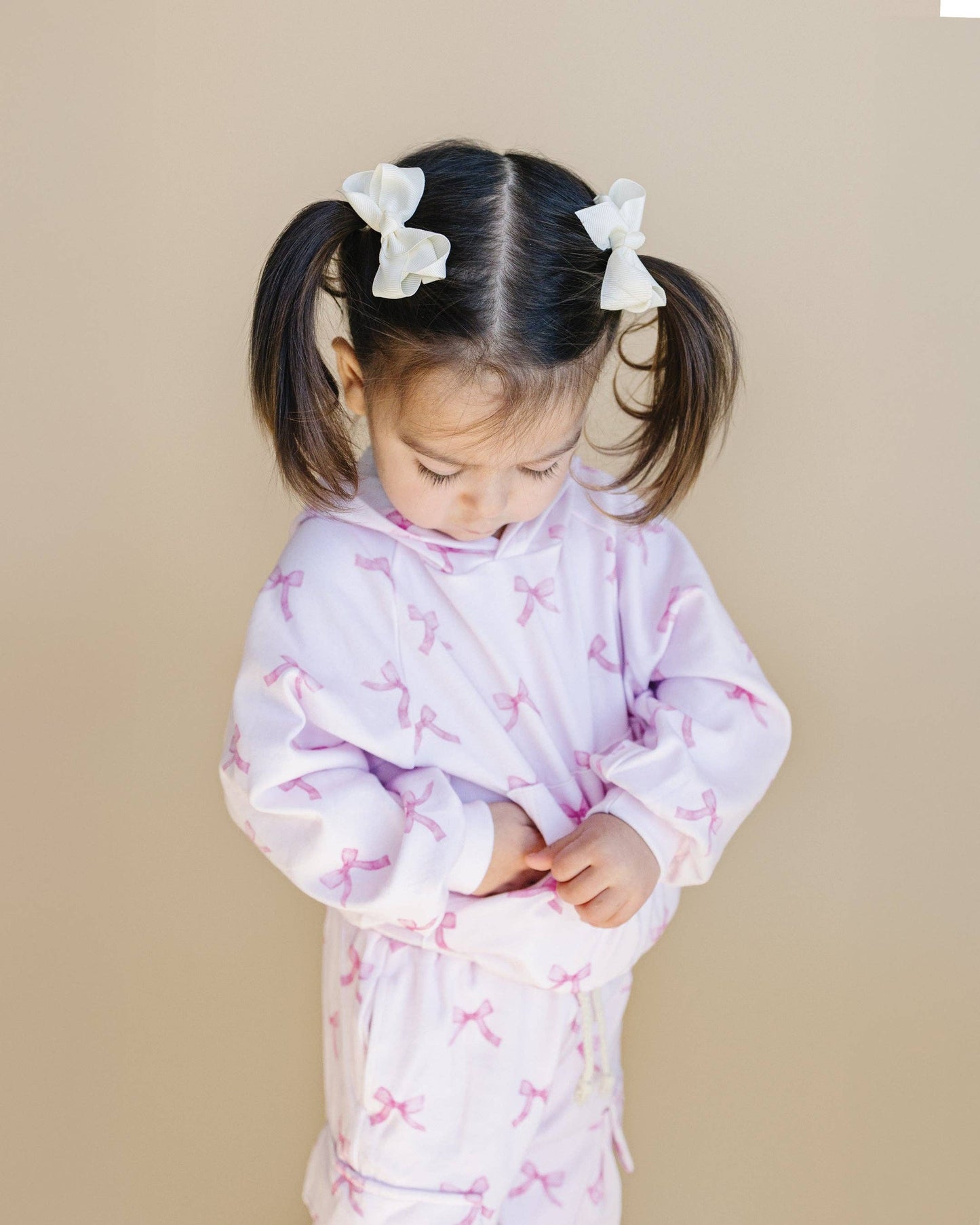 Cargo Baby & Kids Jogger Set | Pink Bows: 5T