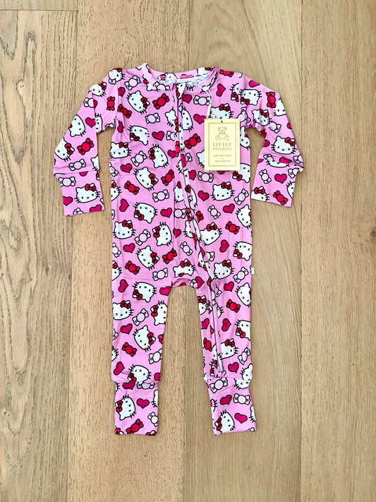 Bamboo (Connor) Zippy Romper- SWEET TREAT KITTY