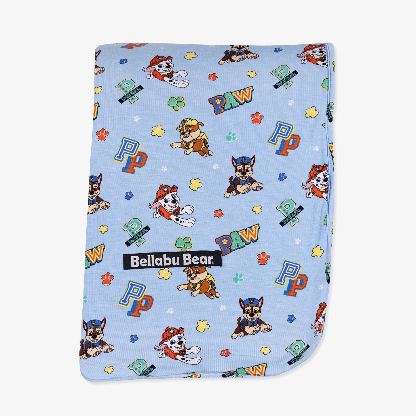 PAW Patrol: Varsity Blue Bamboo Sherpa Blanket: 45 x 60 in