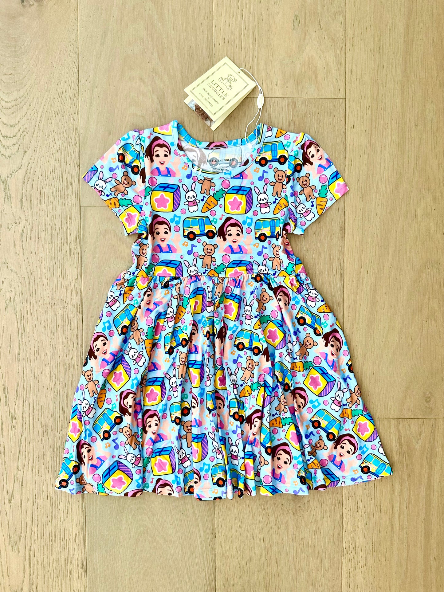 Bamboo Twirl Dress- LOVE BUG SUNNY DAY SONGS MS RACHEL
