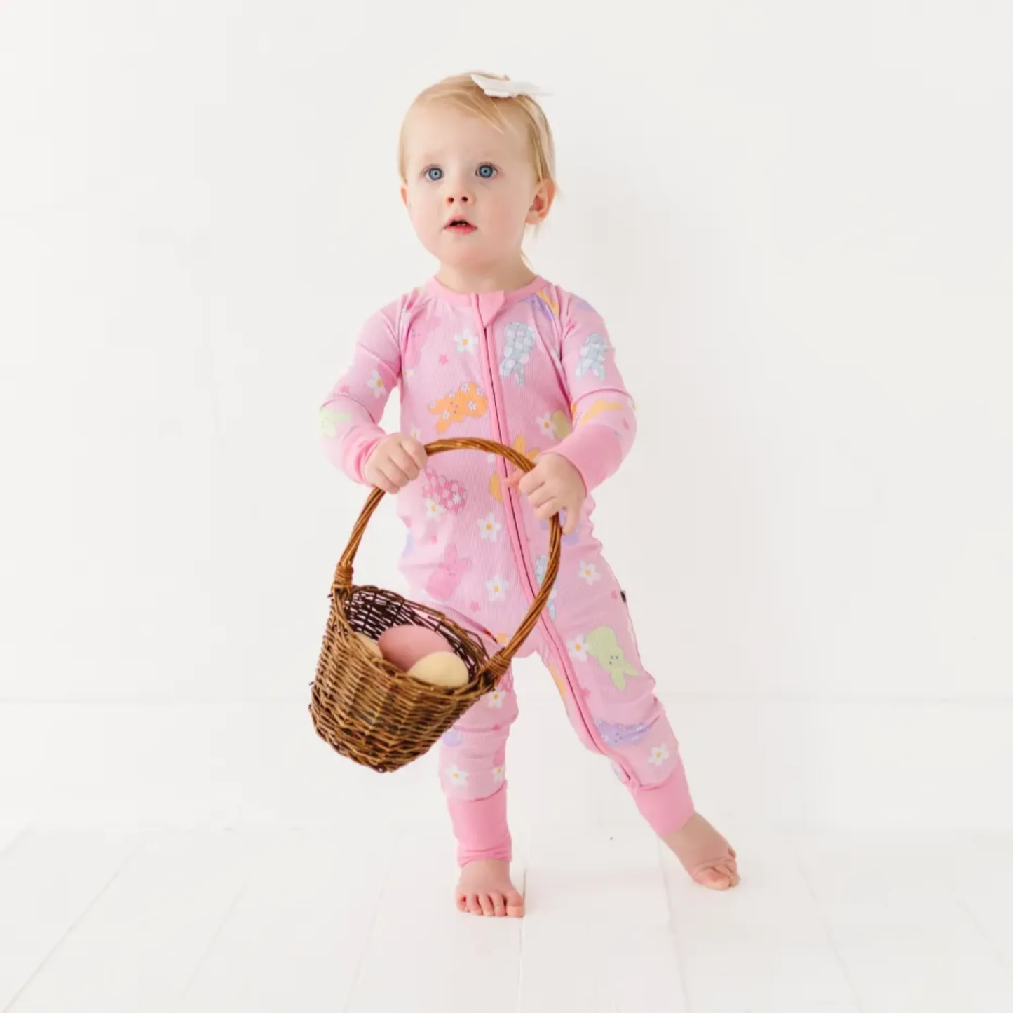 For Peeps Sake Convertible Footie- Ribbed: 18-24 Months