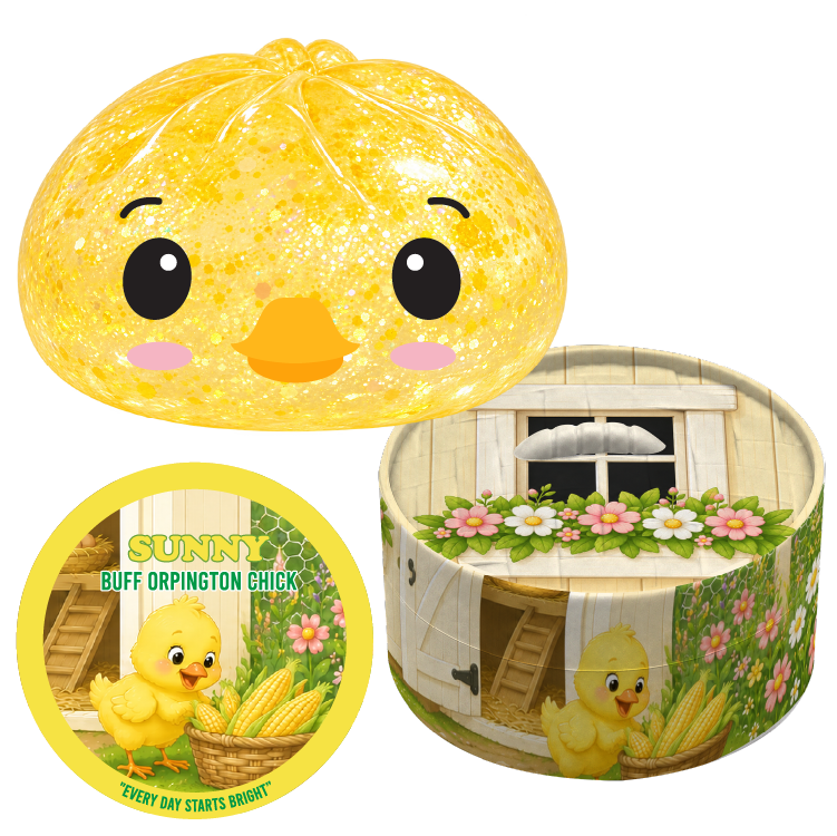Fun Doh Farm Barnyard Squishy Dumpling Toy - 12/Display: Wholesale Price
