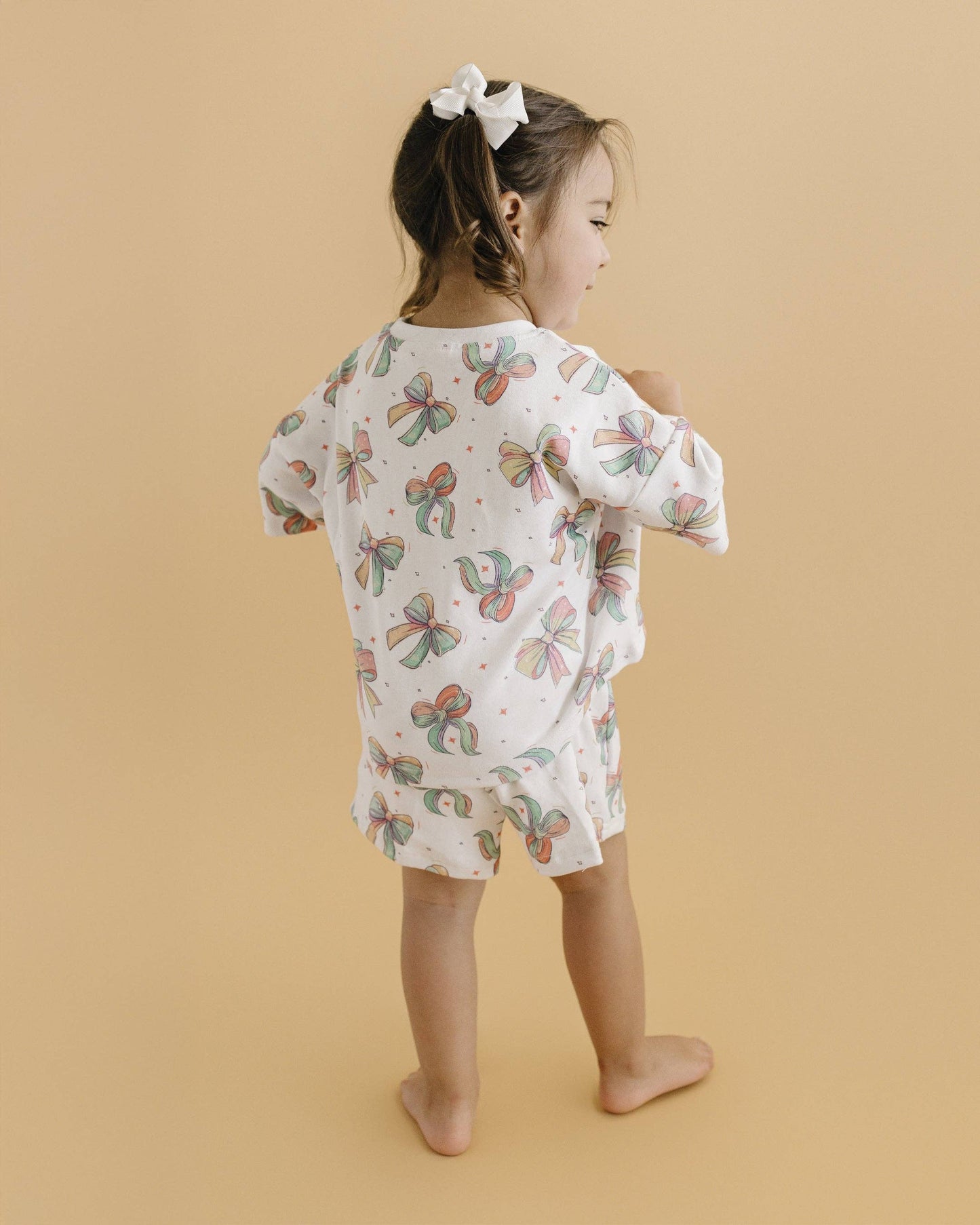 Baby & Kids Shorts Set | Happy Bows: 2T