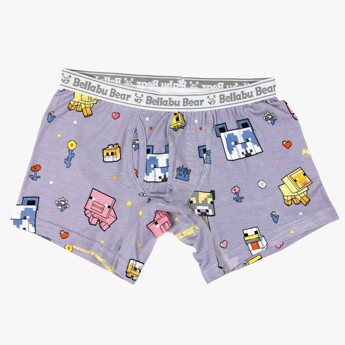 Minecraft Bamboo Boys' Boxer Brief Underwear 3-Pack: 6/7Y