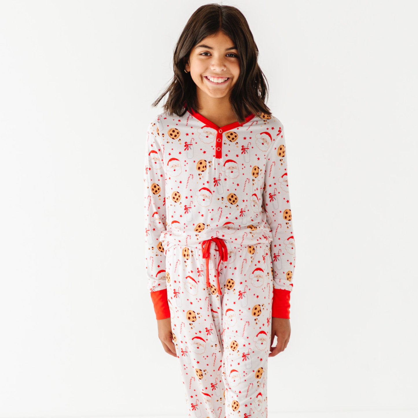 Cookies for Claus Bigger Girl Pajama Set: 10-12