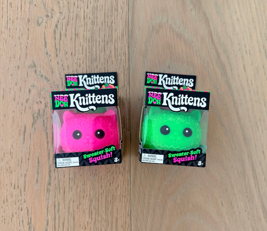 NeeDoh 2026 Squishmas Knittens Stress Ball *Authentic*