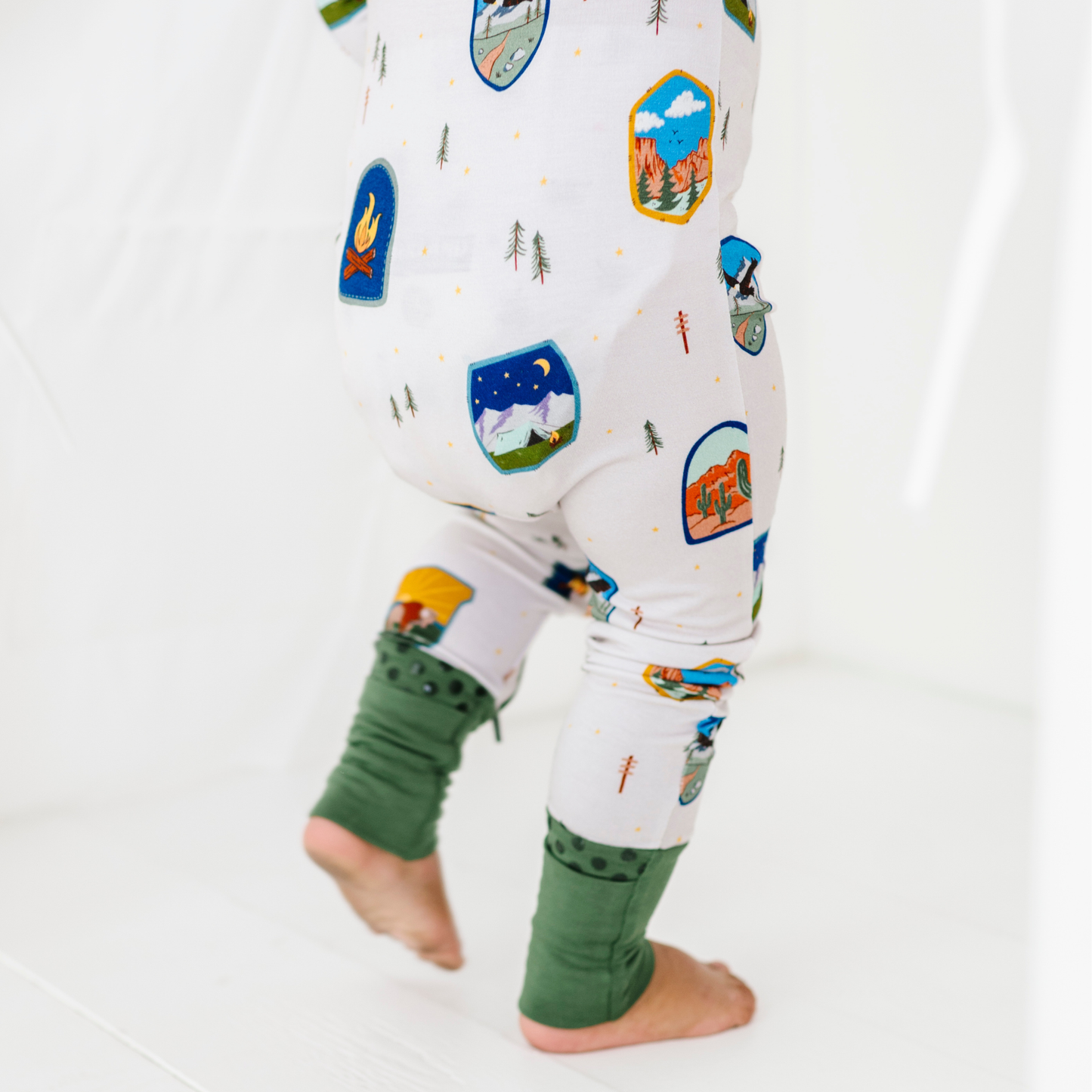 Parks & Rest Convertible Footies: 18-24 Months