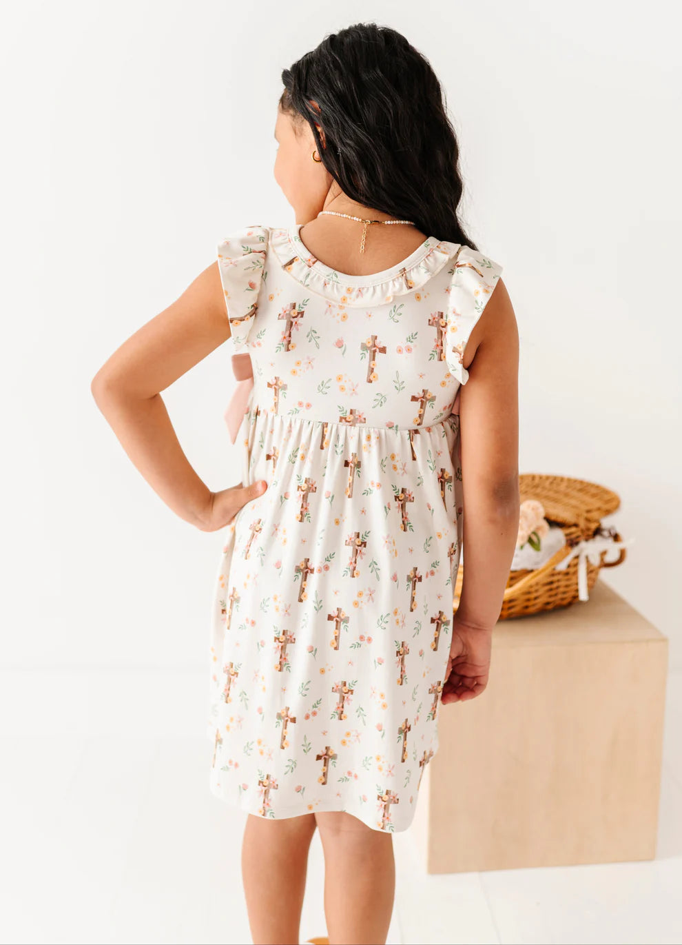 Bamboo/Cotton Birdie Dress- FAITH