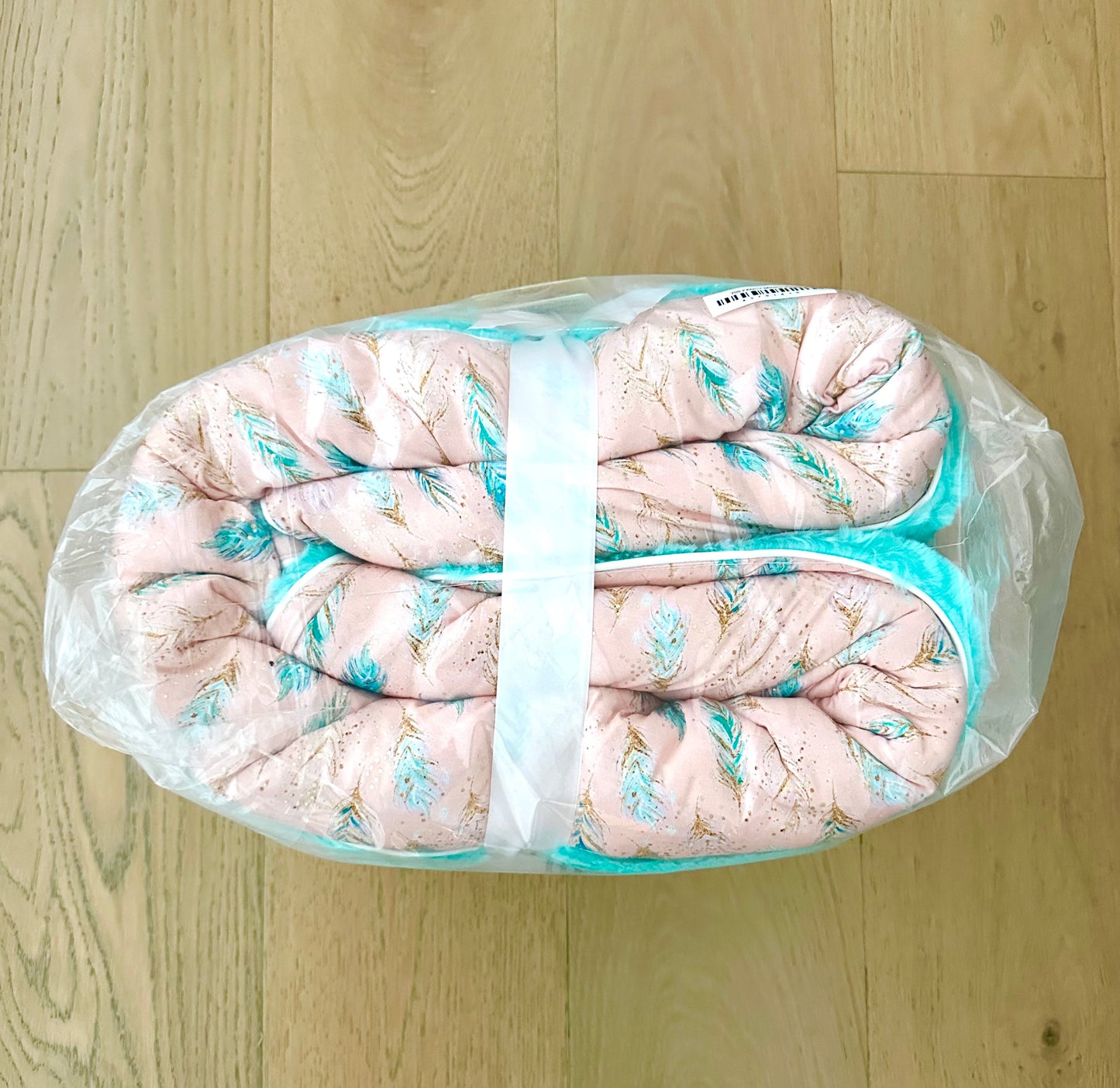 Large Minky Lush Blanket 60x80- FANCY FEATHERS
