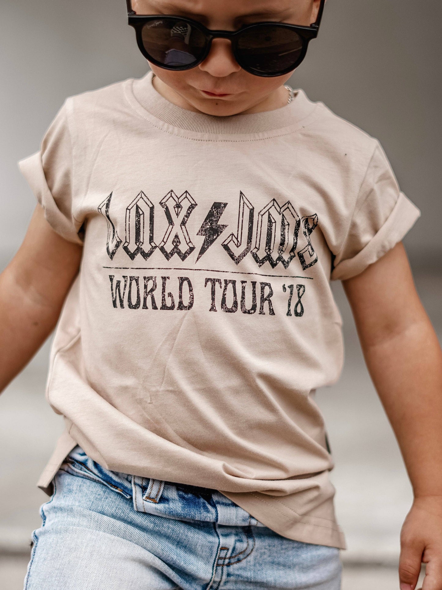 LNX JMS WORLD TOUR TEE - COFFEE: 12/18M