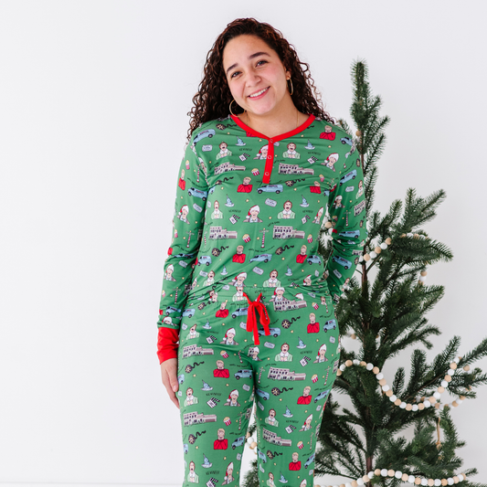 Cozy with the Classics Women's Pajamas Jogger Set: Large