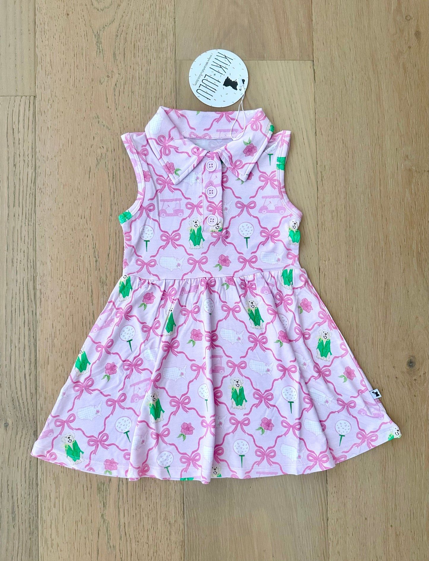 Masters-Inspired Collared Dress